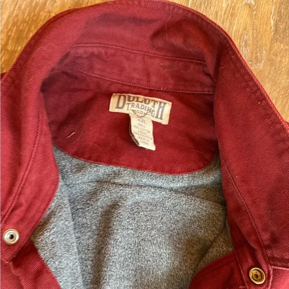 Duluth Trading Co 4XL fleece lined, heavy duty Fire Hose Shirt Jac! - Picture 3 of 15